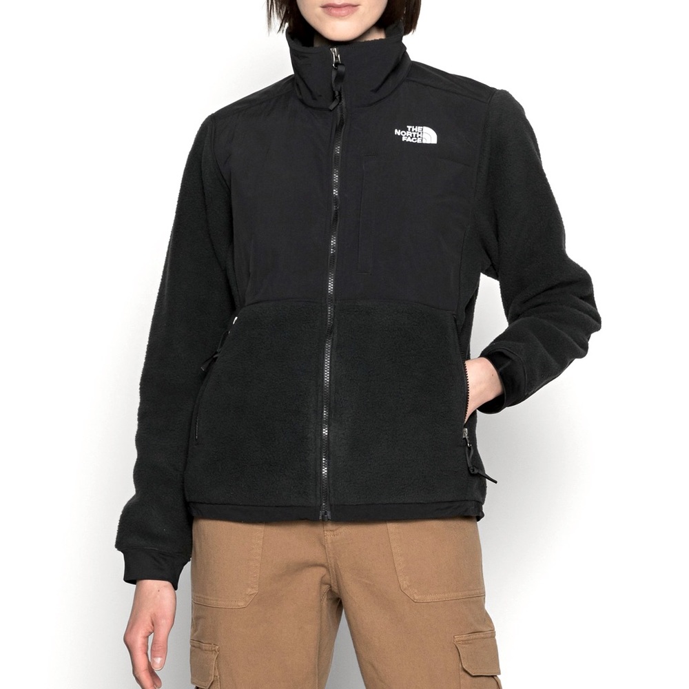 The North Face Woman’s Denali Jacket Fleece Polartec Coat Full Zip black-L